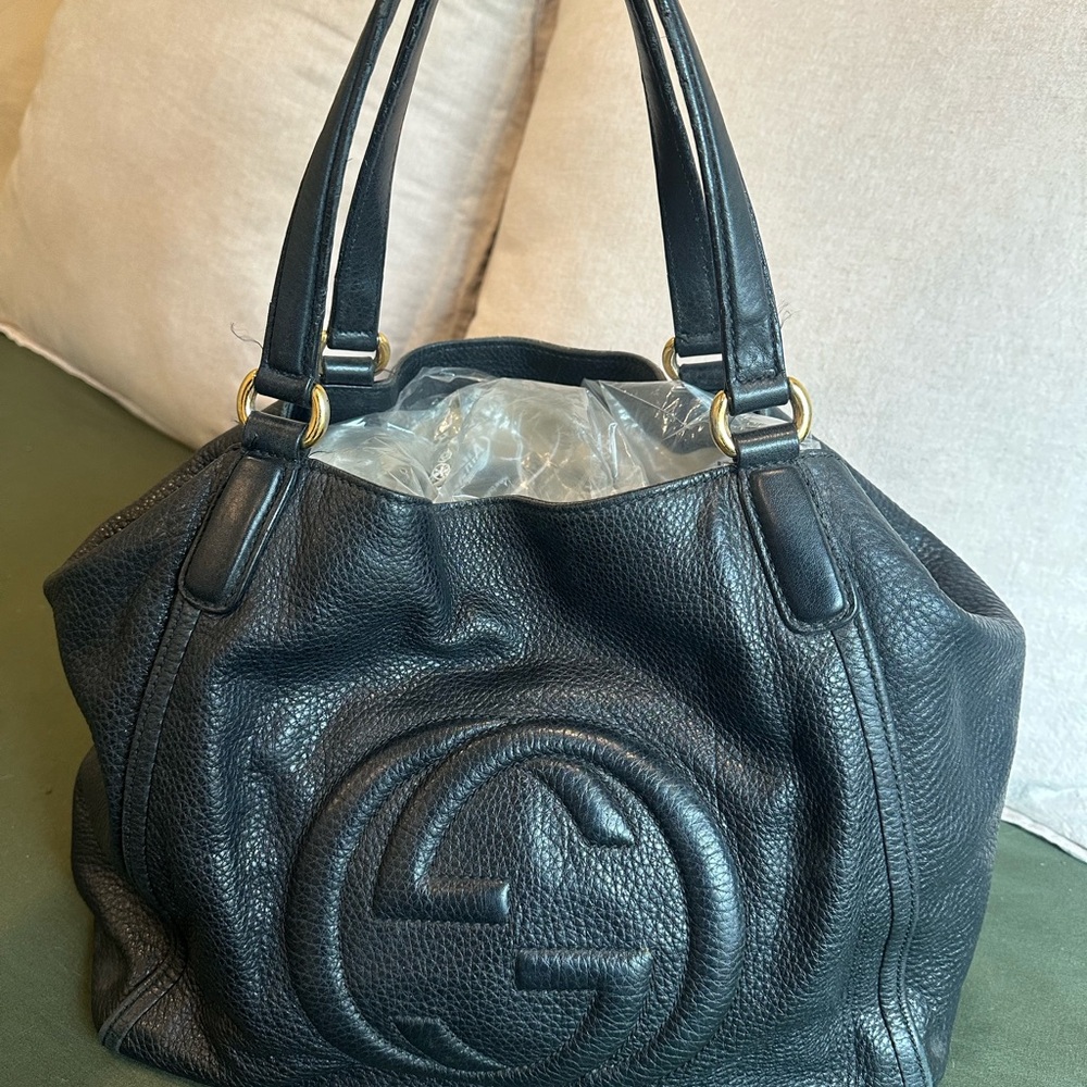 Gucci Soho Tote - Black